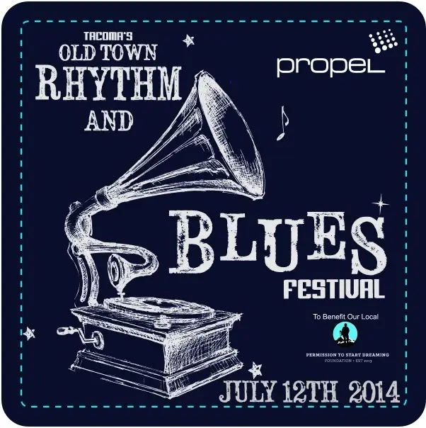 Blues Festival Coaster